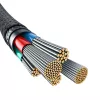 Cabo Baseus Unbreakable USB-C para iP 2 m 20 W preto