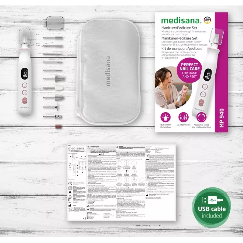 Aparelho de manicure/pedicure Medisana MP 940