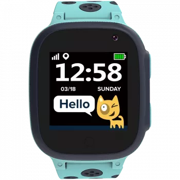 CANYON Sandy KW-34, smartwatch para criança, ecrã a cores de 1,44 polegadas, função GPS, cartão Nano-SIM, 32+32 MB, GSM (850/900/1800/1900 MHz), bateria de 400 mAh, compatível com iOS e Android