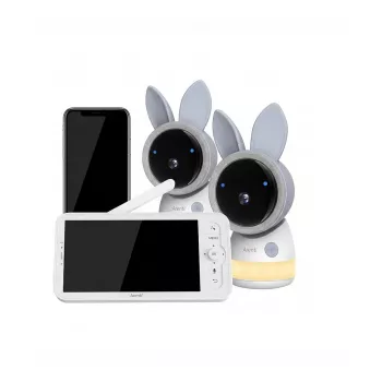 Câmara de vigilância Arenti A4 4MP Wi-Fi Baby Kit câmaras duplas