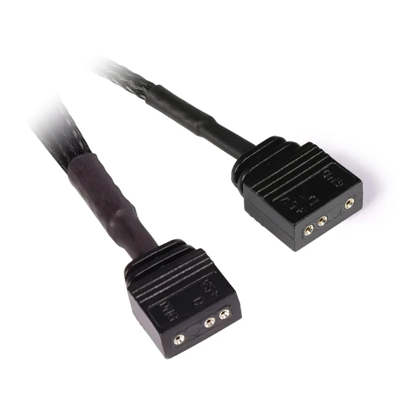 Alphacool 18701 - cabo splitter RGB - plástico - preto - 3 pinos - 150 mm - 1 unid.