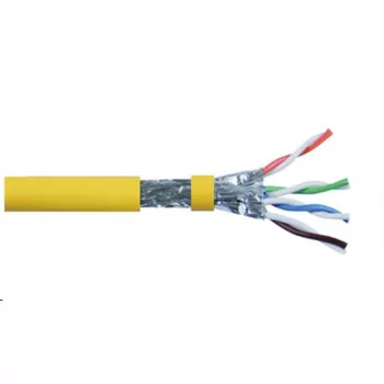 Cabo de rede ROLINE 21.15.0005 100m Cat8 SF/UTP amarelo