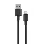 Cabo USB-A para Lightning Orsen S9L 1 m 2,1A — preto