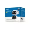 TP-Link Tapo C246D câmara de segurança de interior / exterior com lente dupla e rotação horizontal/vertical, 2K 3MP (2304×1296), grande angular de 125° + teleobjetiva de 6 mm, IP65, Wi-Fi, microSD até 512 GB