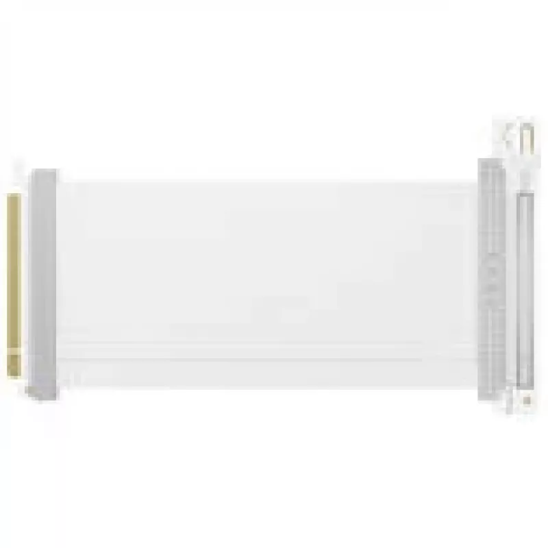 Cabo riser PCIe 5.0 x16 TRYX 200mm branco para GPU/placa de expansão