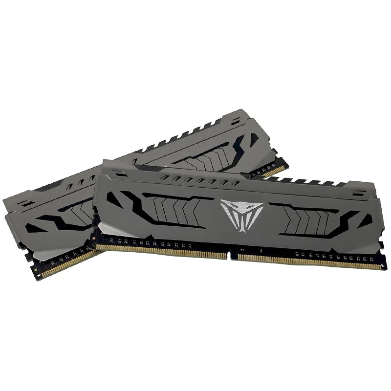 Patriot Viper Steel PVS464G320C6K DDR4 64GB (2x32GB) 3200MHz CL16 288 pinos DIMM kit de memória para desktop, XMP 2.0