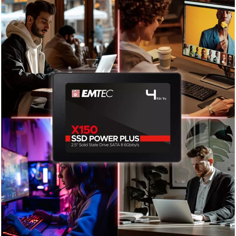 Unidade SSD Emtec X150 Power Plus 120 GB 2,5