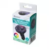 Transmissor FM VAKOSS TC-B439K Bluetooth USB, 87,5–108 MHz, reprodução microSD/USB, saída 5V/3,1A, indicador RGB