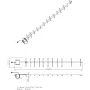 Antena Yagi direcional ALLNET ANT-868-14dbi-Yagi 868 MHz 14 dBi conector fêmea N