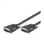 Cabo DVI-D FullHD Dual Link Wentronic Goobay, preto, 2 m - ficha DVI-D Dual-Link (24+1 pinos) > ficha DVI-D Dual-Link (24+1 pinos) (50851)