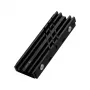 Arrefecedor de ar SAVIO M.2 NVMe 2280 AK-60 preto para SSD de 22x80 mm
