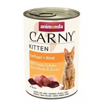 ANIMONDA Carny Kitten Vaca com aves - Alimento húmido para gatos - 400 g