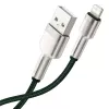 Cabo USB-A para Lightning Baseus 1 m, verde