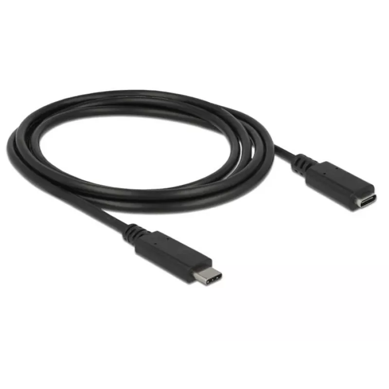 Cabo USB DeLOCK 85534 USB 3.2 Gen 1 1,5 m USB C preto