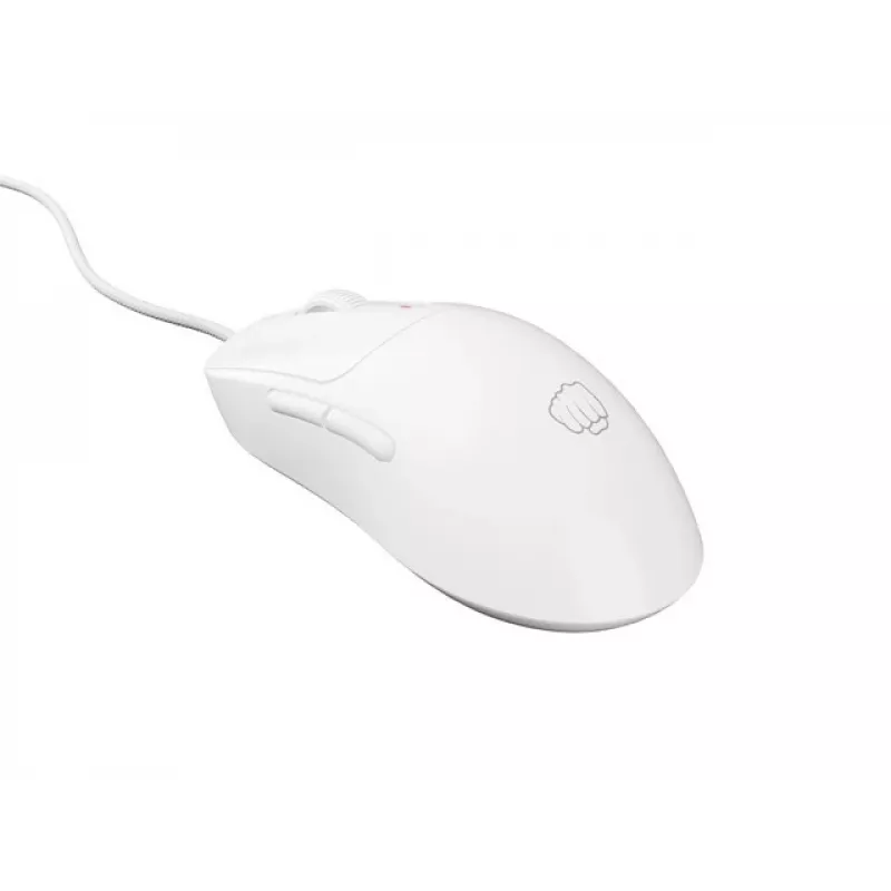 Rato gaming Fury Tanto T4 — 12000 DPI, RGB, branco, USB