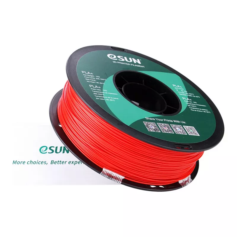 PLA+ 1,75mm vermelho 1kg