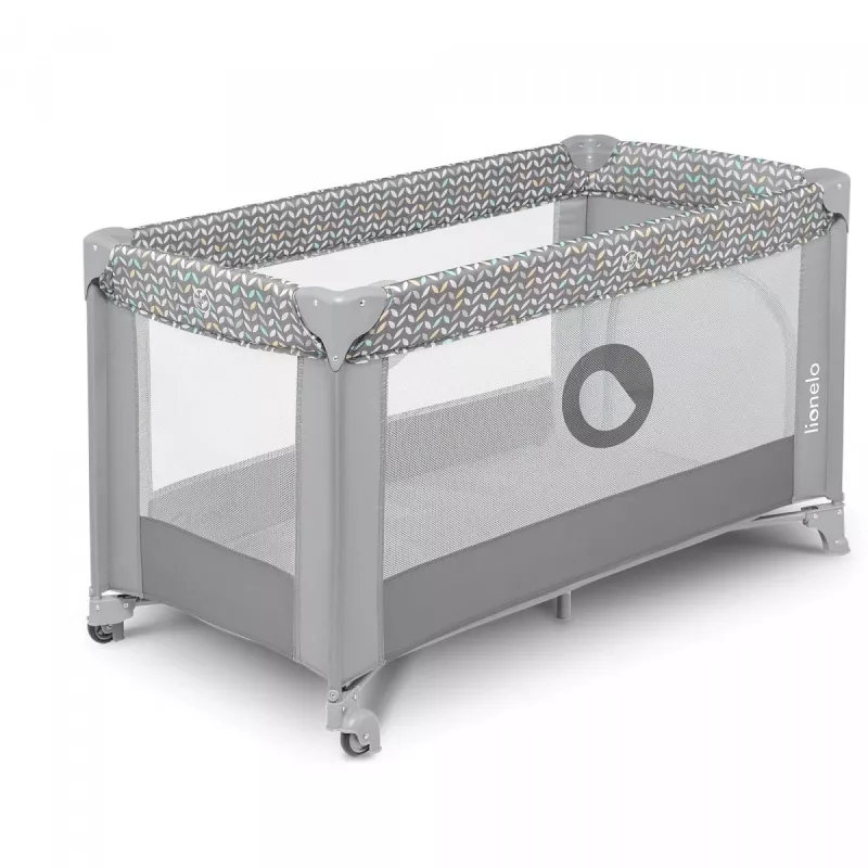 Lionelo Stefi Concrete Multicolor - Berço de viagem 2 em 1