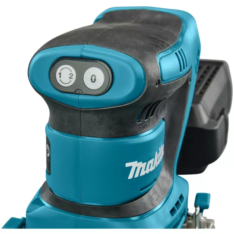 Lixadeira excêntrica Makita DBO484Z 14000 OPM preto, azul