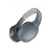 Auscultadores Skullcandy Crusher Evo — com fios e Bluetooth, cinzento, 40 h de bateria, USB-C, AUX, dobráveis