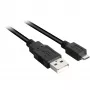 Cabo USB 2.0, ficha USB-A > ficha Micro-USB (preto, 2,0 metros)