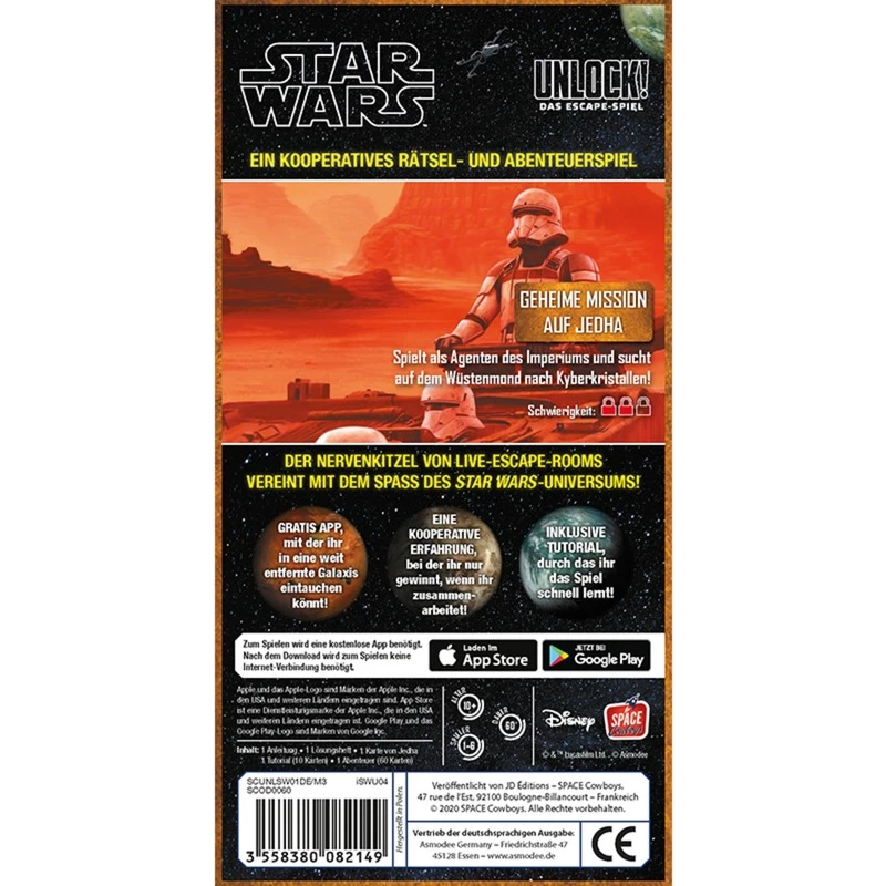 Unlock - Missão secreta a Jedha, jogo de festa