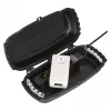 Caixa exterior IP54 dobrável preta 32x22x13cm