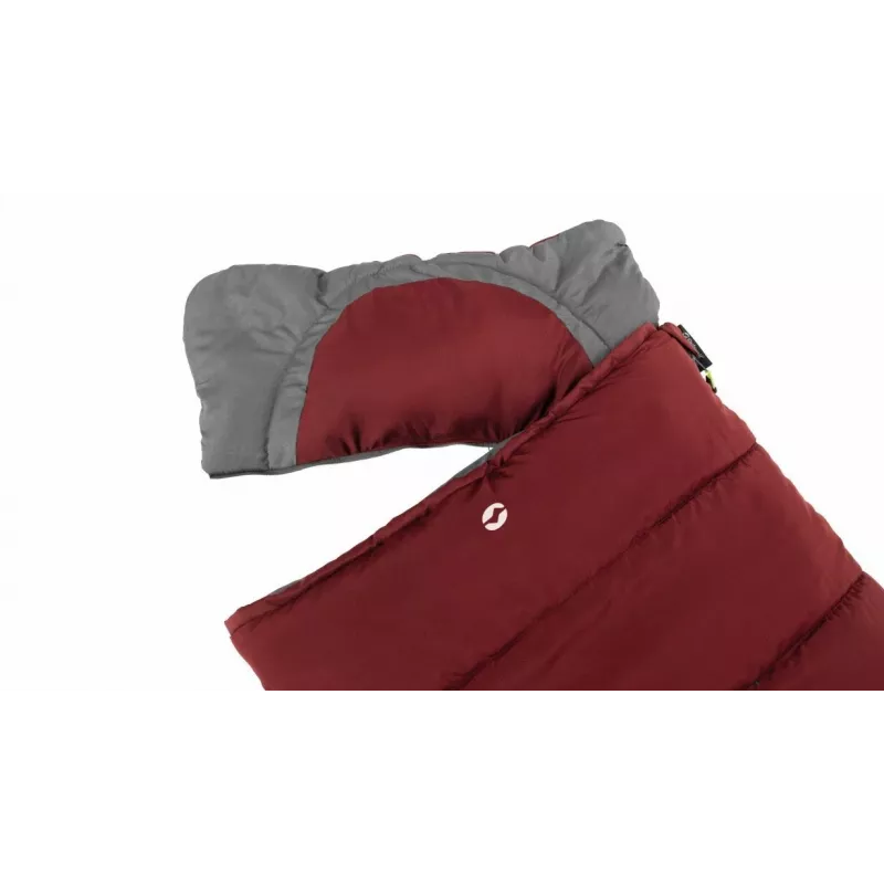 Saco-cama Outwell Contour Junior retangular poliéster 170 cm x 70 cm, vermelho