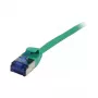 Synergy 21 Cabo de rede RJ45, CAT6A 500 MHz, 10 m, verde, U/FTP, Slimline redondo d=3,8 mm, TPE (Superflex), AWG32, Synergy 21 – Digital/Dados – Rede