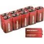 VOLTCRAFT 6LR61 Pilha de 9 V Bloco Alcalina-Manganês 550 mAh 9 V 10 unid. (VC-12629385)