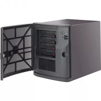 Supermicro SC721 TQ-350B - Torre - Mini-ITX 350 Watt (ATX) - Preto - USB (CSE-721TQ-350B)
