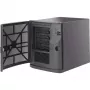 Supermicro SC721 TQ-350B - Torre - Mini-ITX 350 Watt (ATX) - Preto - USB (CSE-721TQ-350B)