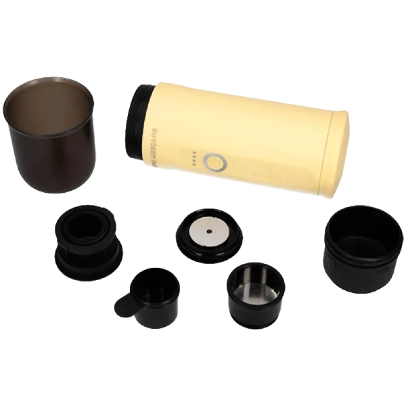 Máquina de café expresso BUYDEEM Nano, modelo OTEM-01, cor Mellow Yellow