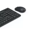Conjunto de teclado e rato WKM-100 preto