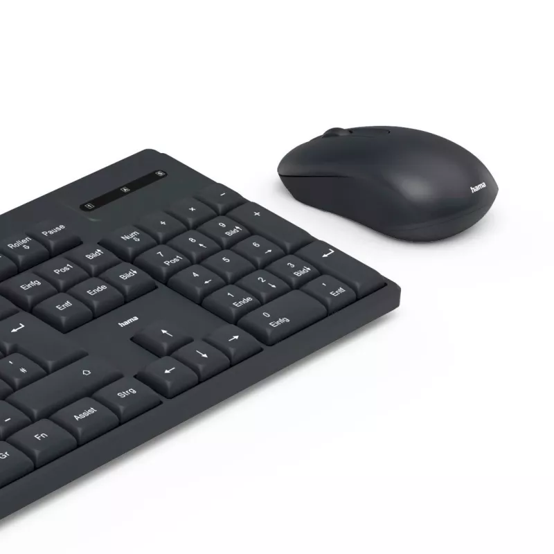 Conjunto de teclado e rato WKM-100 preto