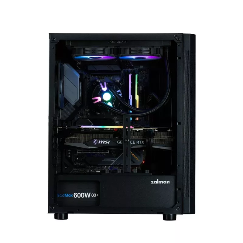 Caixa de PC I4 ATX Mid Tower 6 ventoinhas