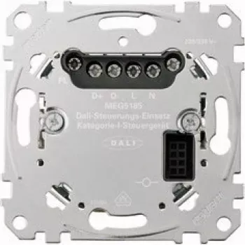 Merten MEG5185-0000. Tipo: controlo de iluminação, classe de proteção: I. Fonte de alimentação: AC, tensão de entrada AC: 220 V, frequência de entrada AC: 50/60 Hz (MEG5185-0000)