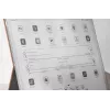 Estojo com teclado para Onyx Boox Note Max e Tab X C — película protetora castanha com teclado integrado