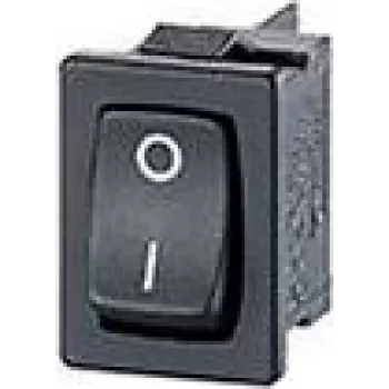 Interruptor de balancim Bachmann 924.185 série 3634 interruptor bipolar preto (924.185)