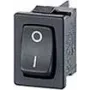 Interruptor de balancim Bachmann 924.185 série 3634 interruptor bipolar preto (924.185)