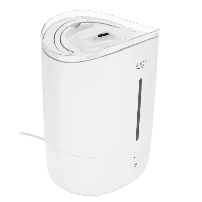 Humidificador Adler | AD 7971 | 30 W | Capacidade do depósito de água 5 L | Ultrassónico | Capacidade de humidificação 100-250 ml/h | Branco