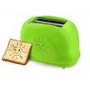 Torradeira elétrica de mesa ESPERANZA EKT003, 2 fatias, 750 W, 7 níveis de tostagem, função de descongelação, gaveta de migalhas removível, verde
