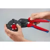Knipex 97 33 02 Alicate de cravar cabos Ferramenta de cravar azul, vermelho