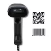Leitor de códigos de barras manual QOLTEC 50863 — leitor 1D/2D, USB com fios, sensor LED, preto, 5V, cabo de 1,8 m