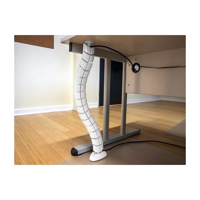 Calha para cabos DeLOCK 740 x 75 mm regulável em altura branco