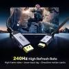 Unitek C1626GY01-1.5M cabo DisplayPort 2.1, 8K@120Hz, 1,5 m, preto/cinzento