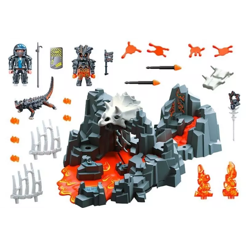 Conjunto de brincar Playmobil 70926 Guardião da mina de lava 5-10 anos Multicolorido