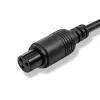 Carregador para bicicleta elétrica QOLTEC 36V–42V 2A com ficha GX12 de 3 pinos