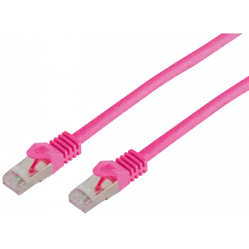 Cabo de rede ShiverPeaks BS75511-0.5M magenta Cat7 S/FTP