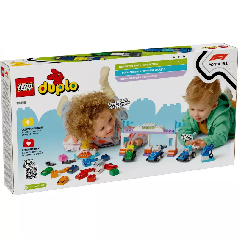 LEGO DUPLO 10445 Carro de corrida e piloto da equipa F1