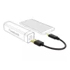 Cabo de carregamento USB DeLOCK Type-A para USB Type-C 15 cm preto